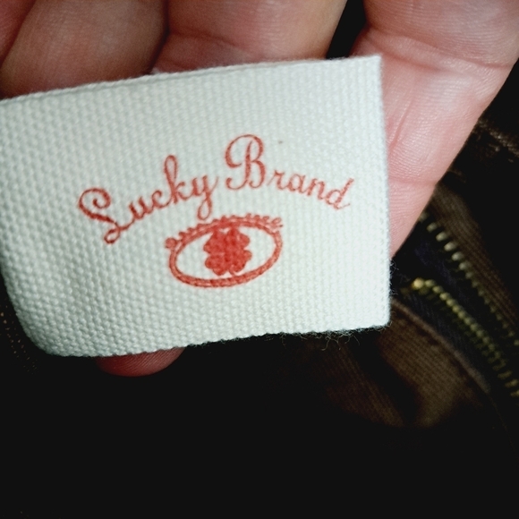 Lucky Brand Woven Straw Canvas Boho Large Festival Tote Bag - Picture 9 of 11